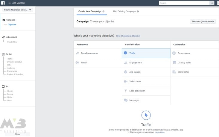 Choosing Facebook Campaign Objectives