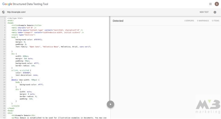 Data Testing Tool Results Page