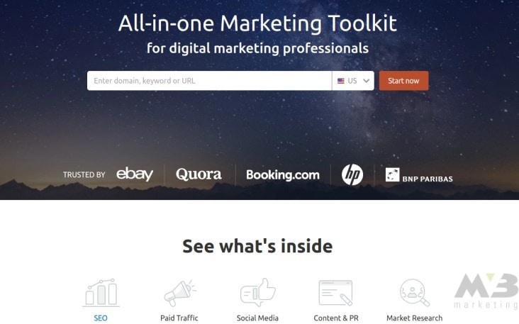e-commerce SEO SEMrush keyword research