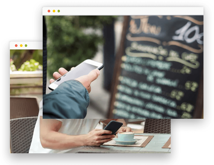 Digital marketing food service