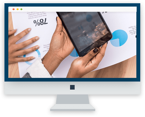 4Woman looking at data on tablet