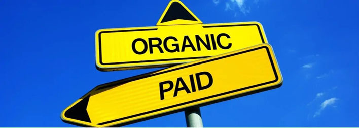 organic vs. paid b2b traffic