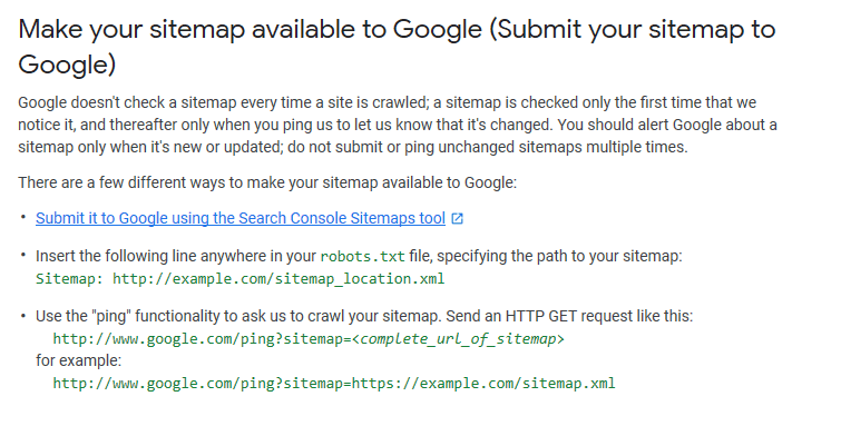 Google Sitemap - Technical SEO Audits