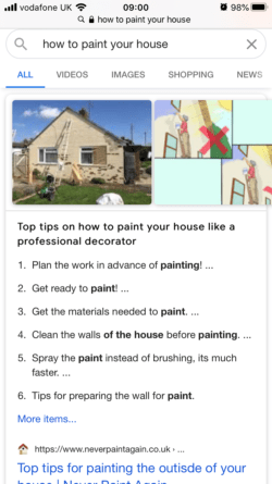 how to paint your house