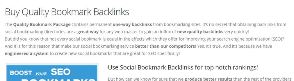 Bookmark sites