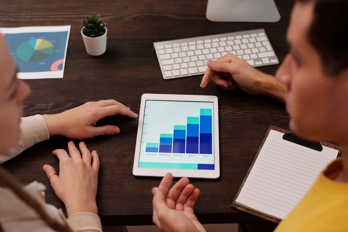 GA4 Audit Checklist: 7 Critical Configuration Errors Killing Your B2B Analytics 10 GA4 analytics dashboard displayed on a laptop screen showing B2B conversion data