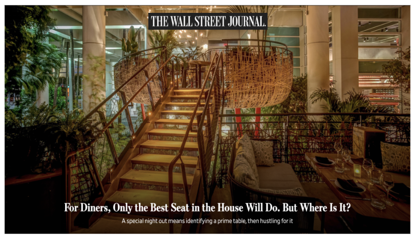 Wall Street Journal placement